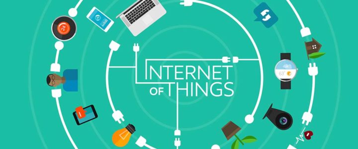 internet of things green linked image