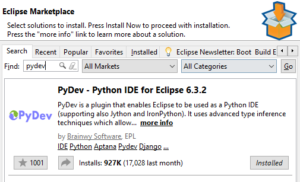 eclipse ide for python free download